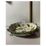 TEMP-TATIONS BY TARA OVENWARE, GRAPE PATTERN,
