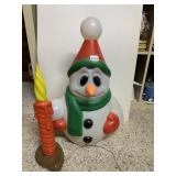 EMPIRE PLASTIC CORP SNOWMAN BLOW MOLD, PLASTIC
