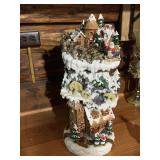 CHRISTMAS VILLAGE TREE FIGURINE, RESIN,