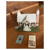 PAULINE RALPH MUSICAL MINIATURES HOUSE, HAND-MADE