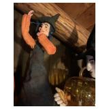 HALLOWEEN DECORATION SET (1), INCLUDES WITCH