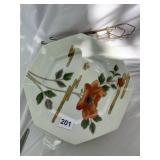 FITZ AND FLOYD FLEUR ET NUAGES PORCELAIN PLATES