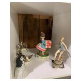 EARL BERNARD CERAMIC GIRL FIGURINE, UCAGCO