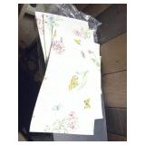 FLORAL AND BUTTERFLY PRINT PLACEMATS, FABRIC