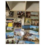 ASSORTED VTG POSTCARDS, VARIOUS SUBJECTS,