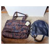 NICE THINGS PALOMA S. QUILTED FLORAL TOTE BAG AND