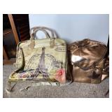 KENDALL + KYLIE METALLIC BRONZE STAR BACKPACK,