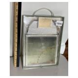 ARTFUL COLLECTIONS HANGING GLASS SIGN, LOVE MAKES