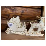 MIKASA HOLIDAY ELEGANCE SANTA W/ SLEIGH, FINE