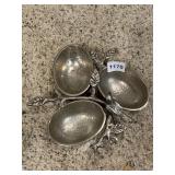 MUD PIE METAL SERVING DISH, BIRD AND BRANCH