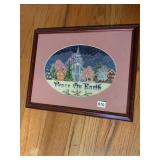PEACE ON EARTH CROSS-STITCH EMBROIDERY, WINTER