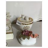 MICHEL & COMPANY CERAMIC TRINKET BOXES (9),