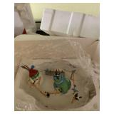 LENOX FRIENDLY FACE-OFF SNOWMAN HOCKEY FIGURINE,
