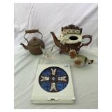 PORTMEIRION KITCHEN SCENE TEAPOT, YANKEE CANDLE