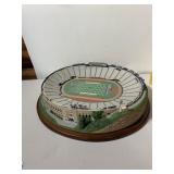 THE DANBURY MINT PITT STADIUM REPLICA, WOOD BASE,