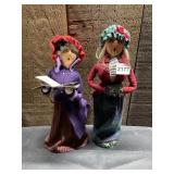 BYERS CHOICE CAROLERS, FABRIC AND COMPOSITION,