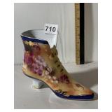 LIMOGES CHINA PORCELAIN SHOE, GRAPE AND VINE
