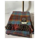 BEGG OF AYR WOOL THROW BLANKET, SCOTLAND, PLAID