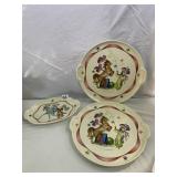 VILLEROY & BOCH LE CIRQUE PORCELAIN SERVING TRAYS