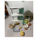 AMERICAN GIRL DOLL ACCESSORIES, DINER SHELVING