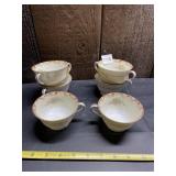NORITAKE TEACUPS, MADE IN OCCUPIED JAPAN, CREAM
