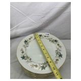 MEITO FINE CHINA PLATES (6), MOSELLE PATTERN,