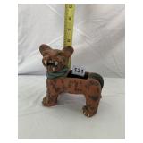 MEXICAN FOLK ART TERRACOTTA TIGER PLANTER,