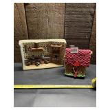 CERAMIC KITCHEN SCENE WALL PLAQUE, MULTICOLORED