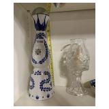 CLASE AZUL TEQUILA BOTTLE, CERAMIC, BLUE AND