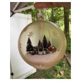 MR. CHRISTMAS 2007 GLASS ORNAMENT, WINTER VILLAGE