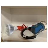 CONRAIL INDUSTRIAL WORK LIGHT, BLUE METAL