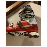 TECNICA BONAFIDE SKI BOOTS, RED AND WHITE,