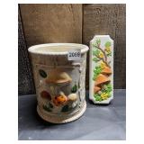 HIMARK TAIWAN MUSHROOM BASKET-WEAVE CERAMIC