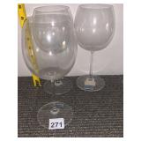 MARQUIS BY WATERFORD CRYSTAL WINE GLASSES, CLEAR
