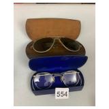 VTG AVIATOR SUNGLASSES AND ROUND SPECTACLES,