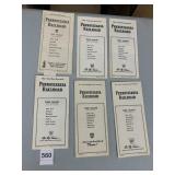 PENNSYLVANIA RAILROAD VTG PAPER TIME TABLES, NEW