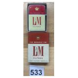 L&M CIGARETTE LIGHTER, METAL, THE MIRACLE TIP