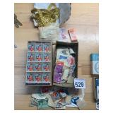 ASSORTED VTG US POSTAGE STAMPS, BOYS TOWN