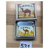 ZENITH CAMEL CIGARETTE LIGHTER, METAL, CAMEL