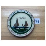 VTG CERAMIC COASTER, STALHAM SAILBOAT MOTIF,