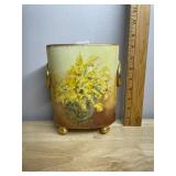 LIMOGES FRANCE PORCELAIN PLANTER, FOOTED BASE,