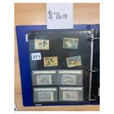 ASSORTED VTG US MIGRATORY BIRD HUNTING STAMPS,
