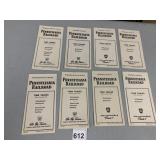 PENNSYLVANIA RAILROAD VTG PAPER TIME TABLES,