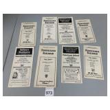VTG PENNSYLVANIA RAILROAD TIME TABLES,