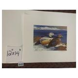 LEBLANC DUCK PRINT, EDITION II, SIGNED, NUMBERED