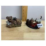 CREATIVE WORLD LTD BRONZE MENAGERIE PLAYMATES