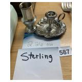 GORHAM STERLING SILVER CANDLESTICK, FRANK WHITING