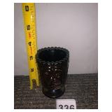 FENTON CARNIVAL GLASS TOOTHPICK HOLDER,