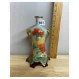 J.P. L. FRANCE PORCELAIN VASE, HAND-PAINTED