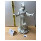 BOEHM PORCELAIN FIGURINE, SAINT FRANCIS W/